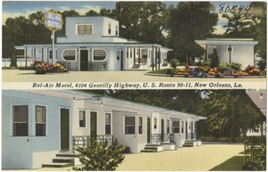 Bel-Air Motel, 4104 Gentilly Highway, U. S. Route 90-11, New Orleans, La.