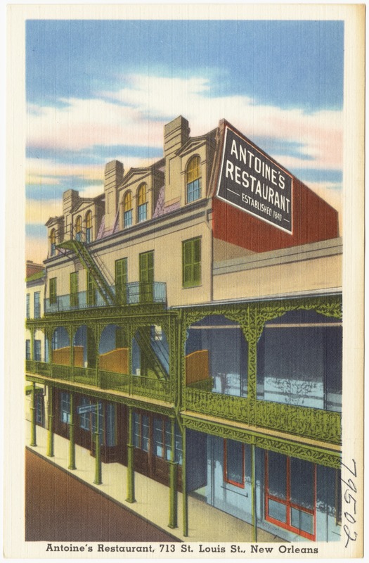 Antoine's Restaurant, 713 St. Louis St., New Orleans