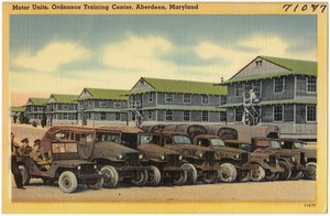 Motor units, Ordnance Training Center,Aberdeen, Maryland