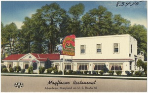 Mayflower Restaurant, Aberdeen, Maryland on U. S. Route 40