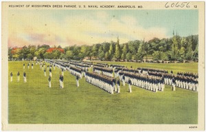 Regiment of Midshipmen dress parade, U. S. Naval Academy, Annapolis, Md.
