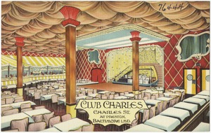 Club Charles, Charles St. at Preston, Baltimore 1, Md.