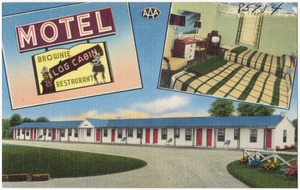 Brownie Motel & Restaurant, located 3 miles north of Bel Air on U. S. Rt. #1 in Maryland's picturesque Harford County