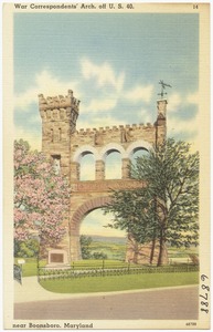 War Correspondents' Arch, off U. S. 40 near Boonsboro, Maryland