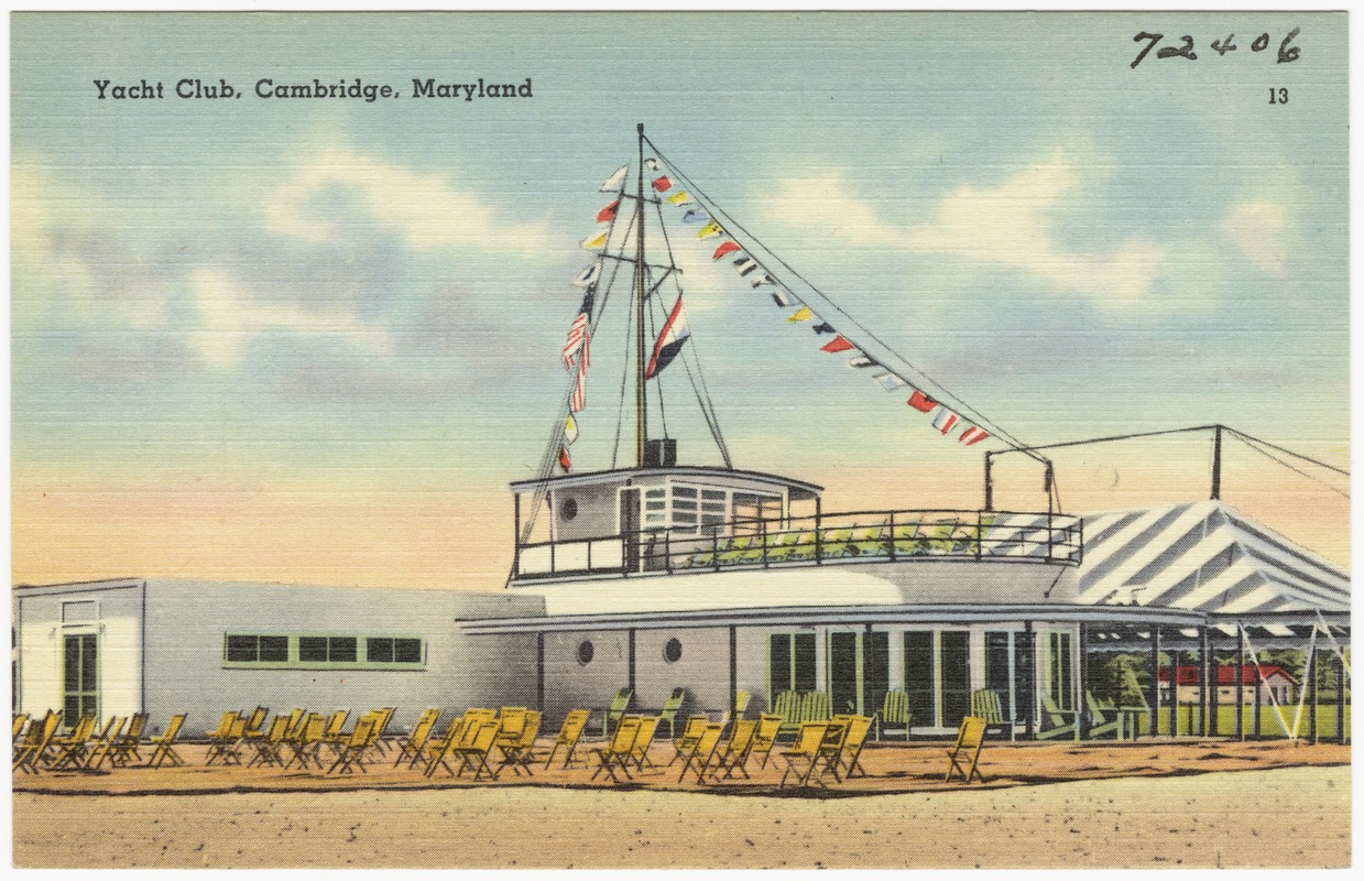 Yacht Club, Cambridge, Maryland - Digital Commonwealth