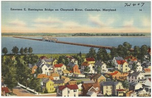 Emerson E. Harrington Bridge on Choptank River, Cambridge, Maryland