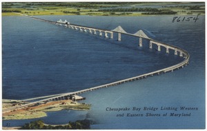 Chesapeake Bay Bridge, linking western and eastern shores of Maryland