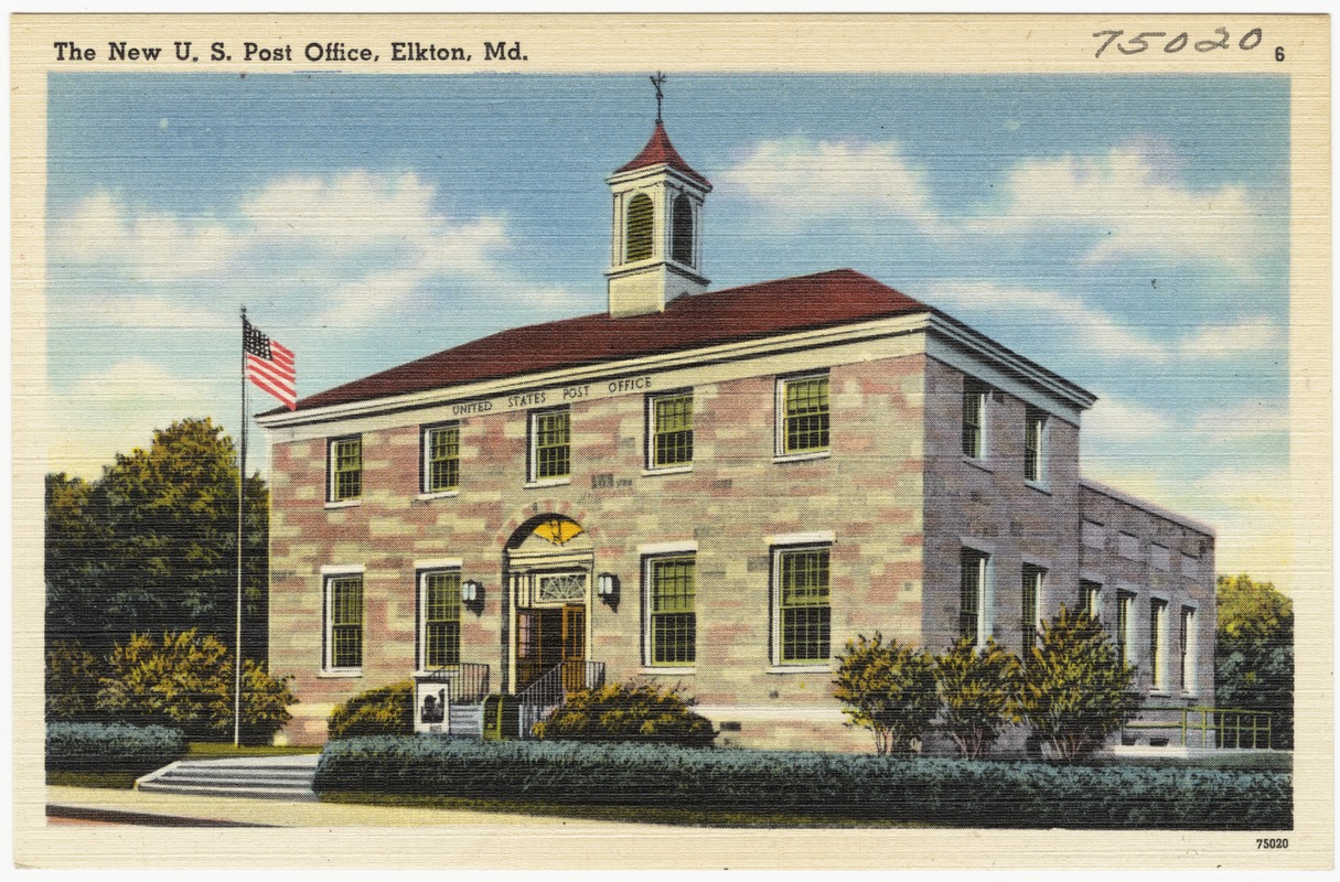 The new U. S. Post Office, Elkton, Md.