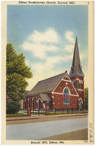 Elkton Presbyterian Church, erected 1833