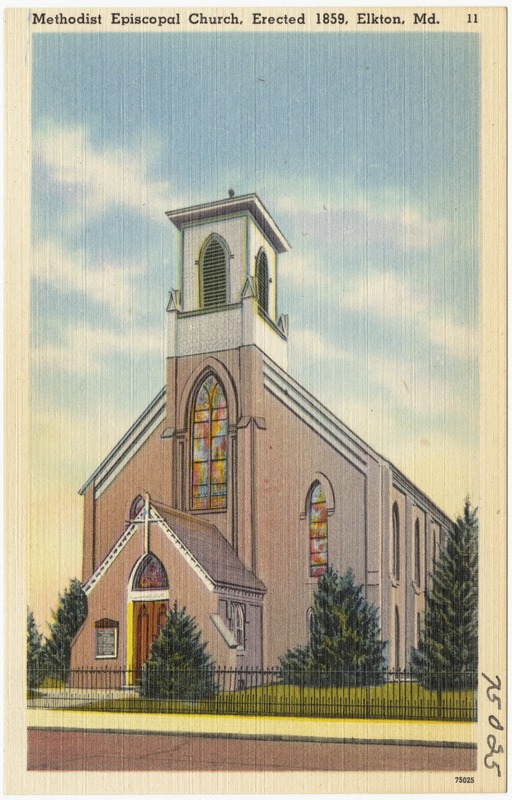 Methodist Episcopal Church, erected 1859, Elkton, Md. Digital
