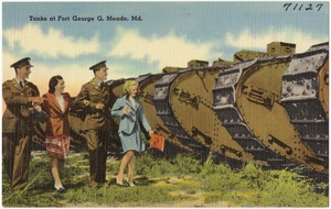 Tanks at Fort George G. Meade, Md.