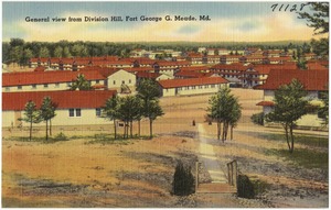 General view from Division Hill, Fort George G. Meade, Md.