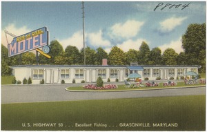 Rod and Reel Motel, U. S. Highway 50... excellent Fishing... Grasonville, Maryland