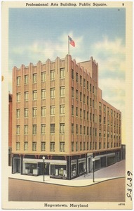Professional Arts Building, public square, Hagerstown, Maryland