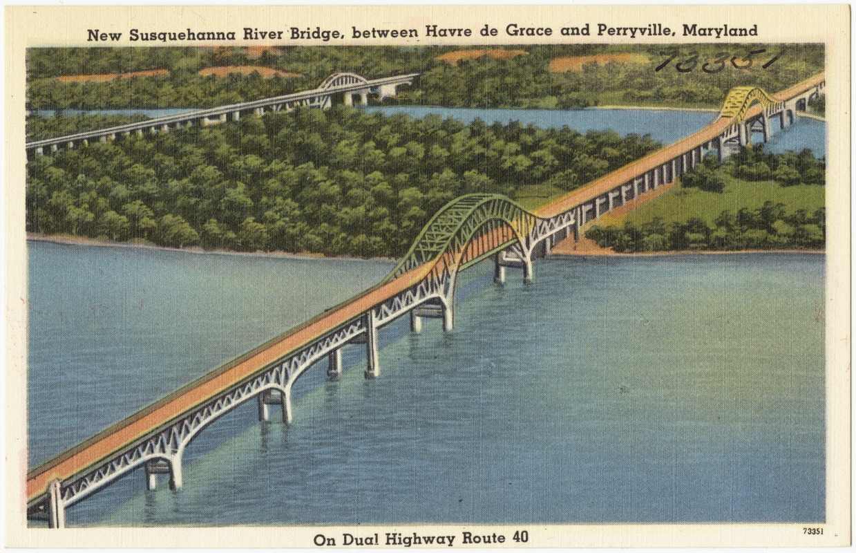New Susquehanna River Bridge, between Havre de Grace and Perryville, Maryland