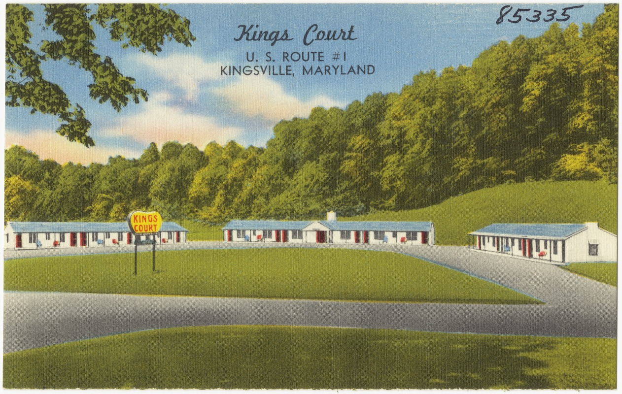 King's Court, U. S. Route 1, Kingsville, Maryland Digital Commonwealth