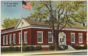 U. S. Post Office, Laurel, Md.
