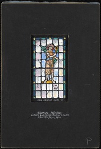Moses, narthex window, Grace Congregational Church, Framingham, Mass.
