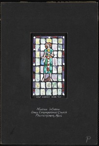 Joseph, narthex window, Grace Congregational Church, Framingham, Mass.