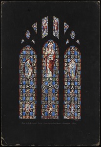 Design for north transept window, Grace Congregational Church, Framingham, Mass.