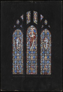 Design for south transept window, Grace Congregational Church Framingham, Mass.