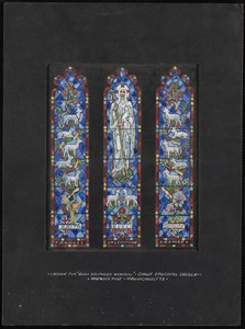 Design for 'good shepherd window'. Christ Episcopal Church, Harwich Port, Massachusetts