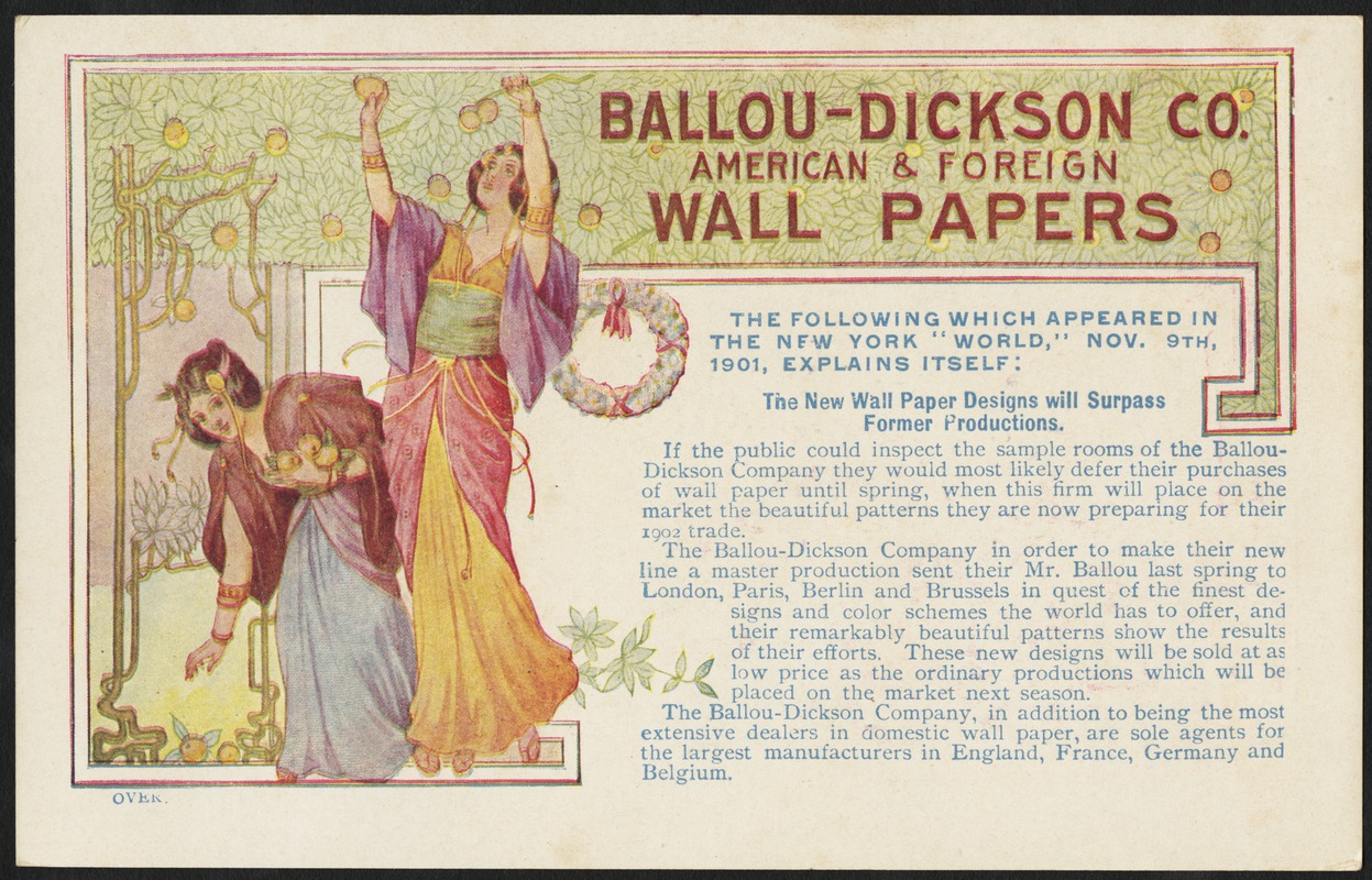 Ballou-Dickson Co. American & foreign wall papers