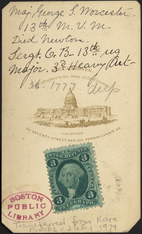 Maj. George S. Worcester