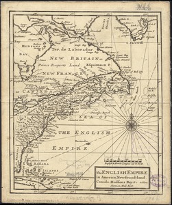 The English empire in America, Newfound-land, Canada, Hudsons Bay, &c. in plano