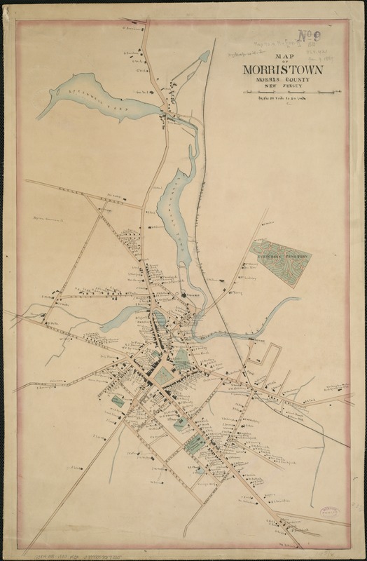 Map of Morristown