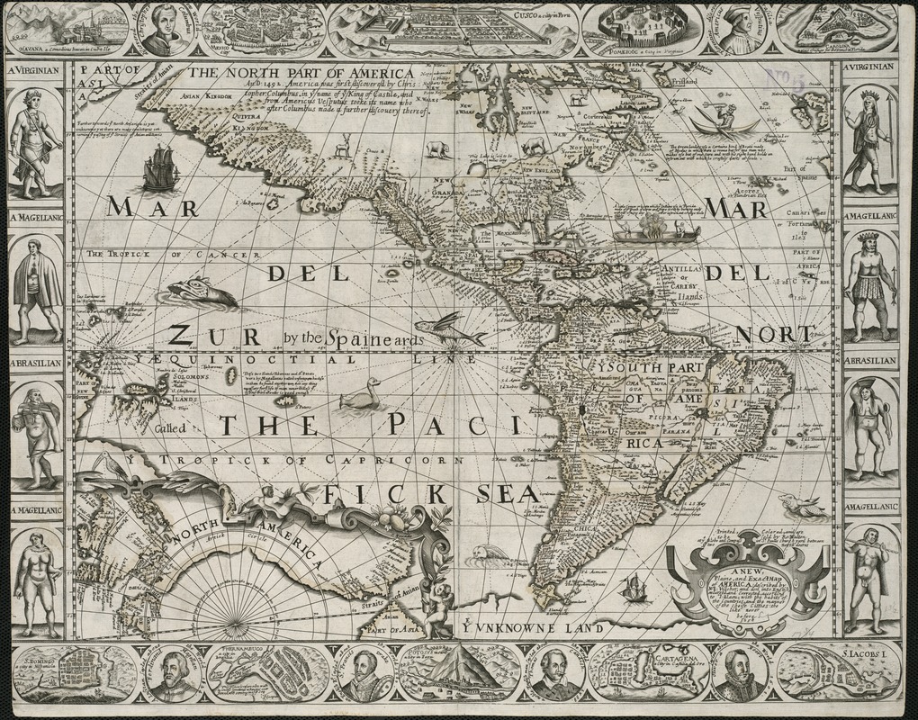 A new, plaine, and exact map of America