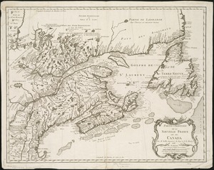 Partie orientale de la Nouvelle France ou du Canada