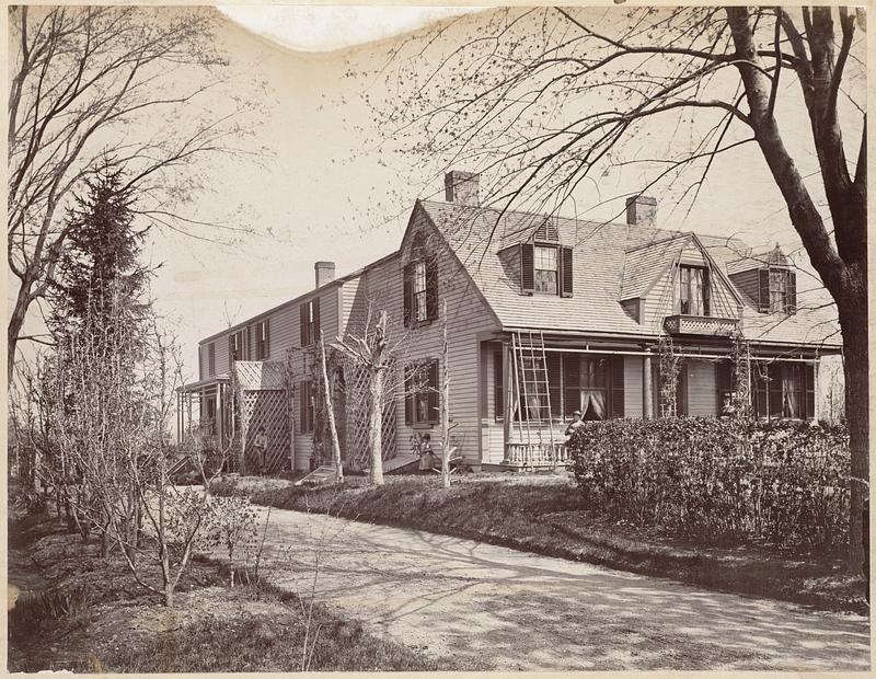 Old Hancock House, Tremont St. near Brookline Line (westerly view), Roxbury