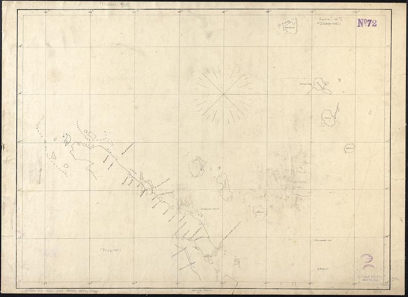 Chart of the north east coast of New Caledonia and part of the New Hebrides