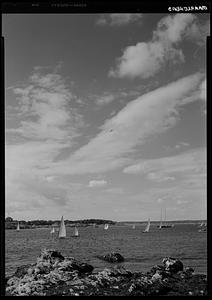 Marblehead, boats sailing