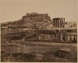 Temple of Olympian Zeus versus the Acropolis