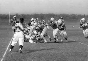 Football game, New Bedford Vocational vs Attleboro High School