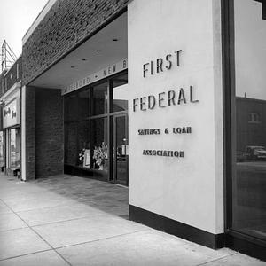 First Federal Bank opening, Union Street, New Bedford
