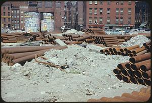 Old pipes, North End, Boston