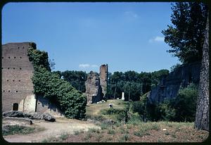 Archaeological site, possibly Palatine Hill, Rome, Italy