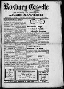 Roxbury Gazette and South End Advertiser, February 12, 1954