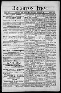 The Brighton Item, October 15, 1892