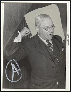 Malcolm E. Nichols. "The people have decided. I will be re-elected mayor of Boston."