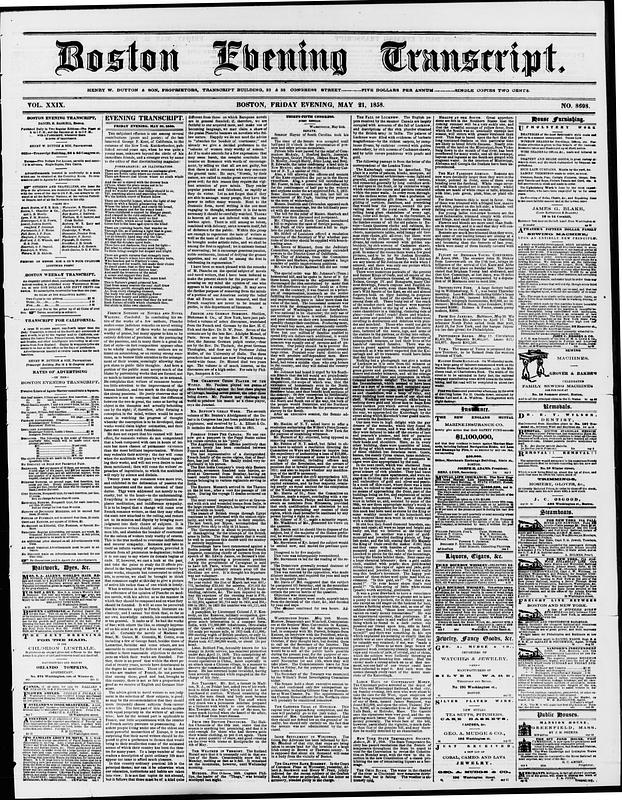 Boston Evening Transcript - Digital Commonwealth