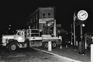 Night time cable Bellingham Square