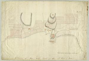 Grundriss af Bÿen kaldet Taphuus paa Øen St. Thomas i America : No. 2