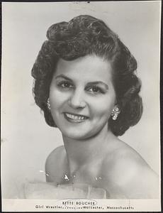Bette Boucher, girl wrestler, Worcester, Massachusetts