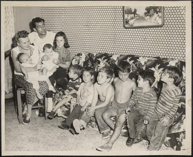 Ingemi family of South Boston, 9 children seeking money to get to California