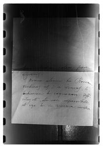 Handwritten note