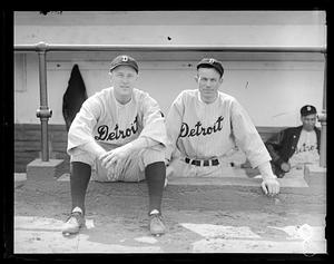 Two Detroit Tigers baseball players